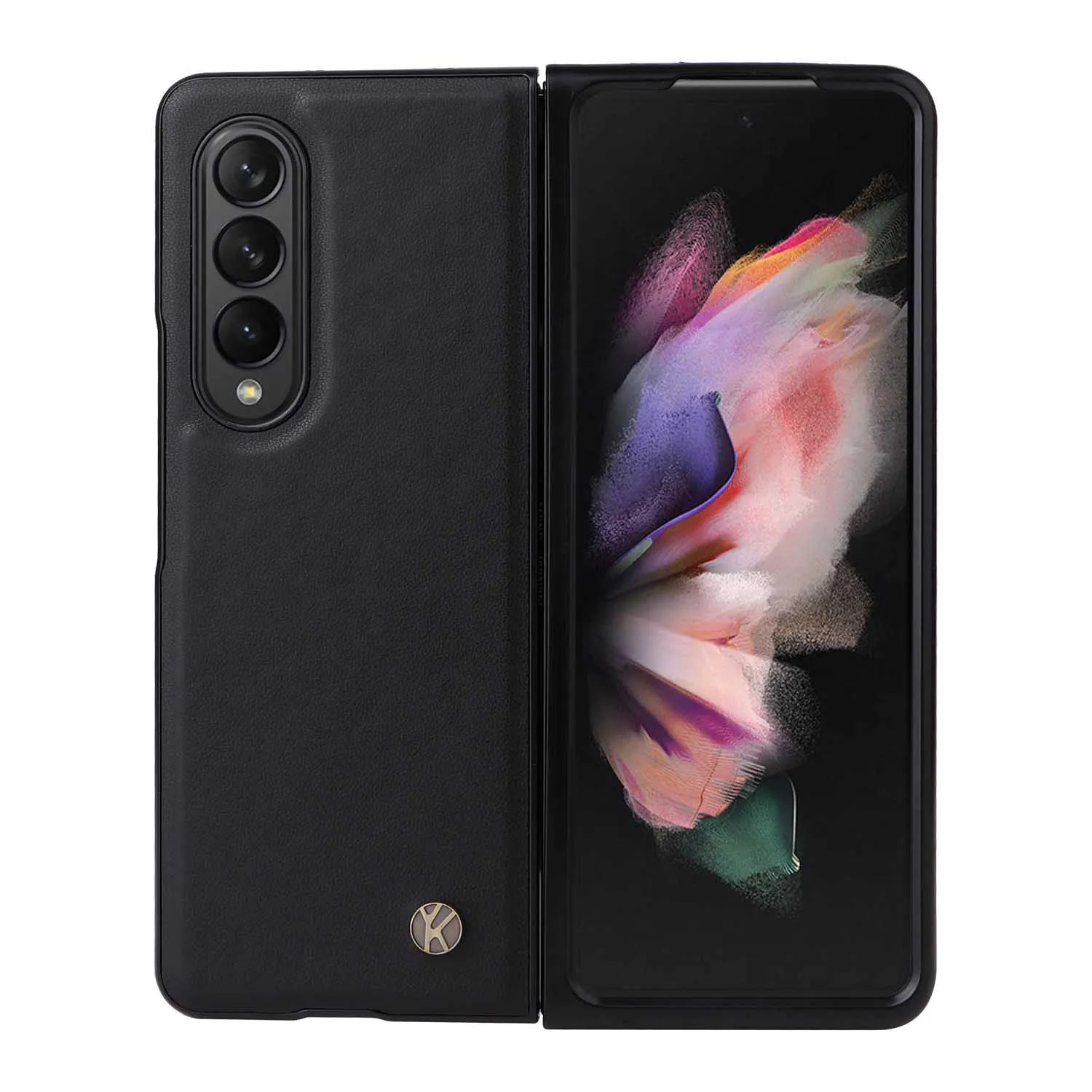 For Samsung Galaxy Z Fold 4 3 Fold4 Fold3 5G PU Leather Cover Ultra Slim Hard PC Shockproof Business Style Phone Case