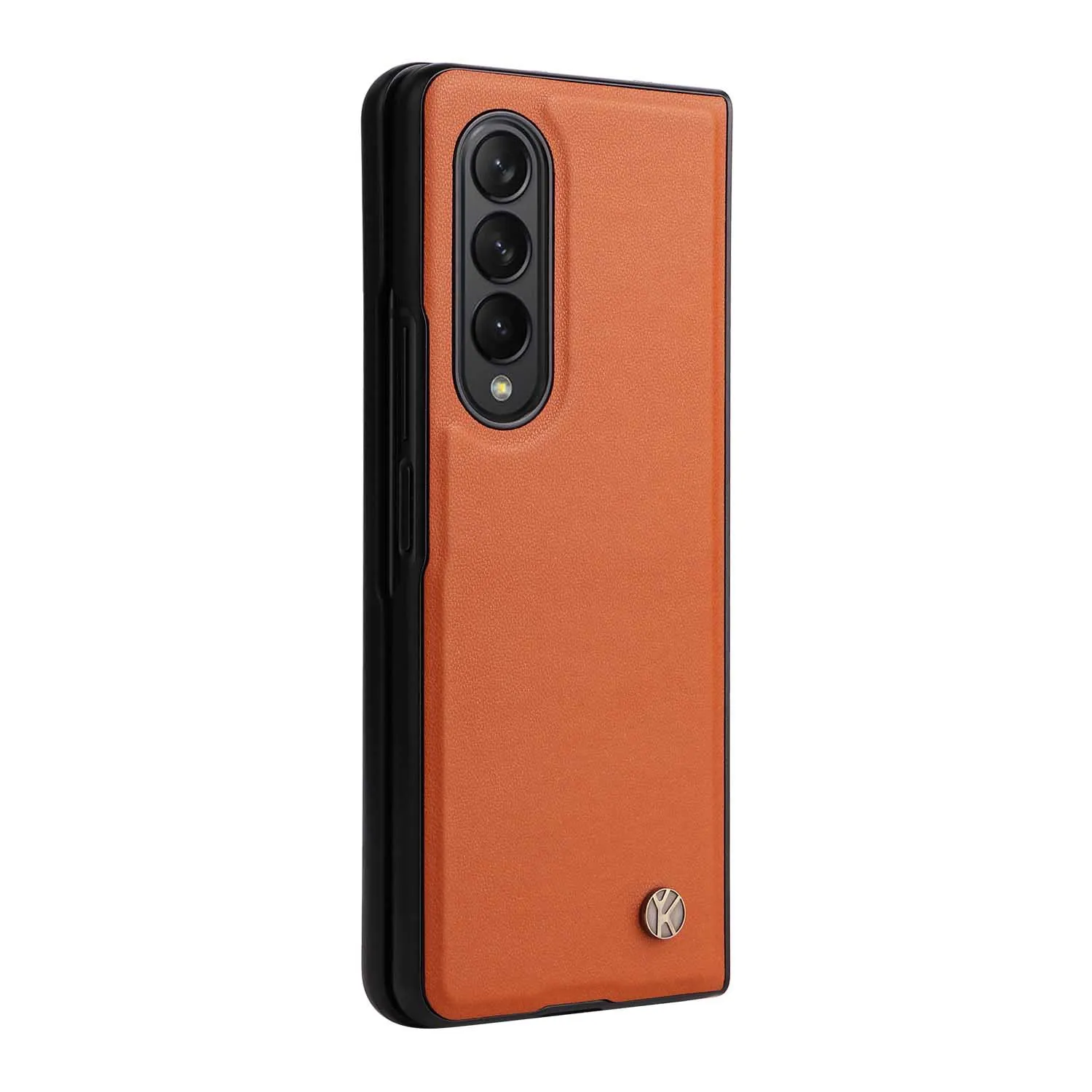 For Samsung Galaxy Z Fold 4 3 Fold4 Fold3 5G PU Leather Cover Ultra Slim Hard PC Shockproof Business Style Phone Case