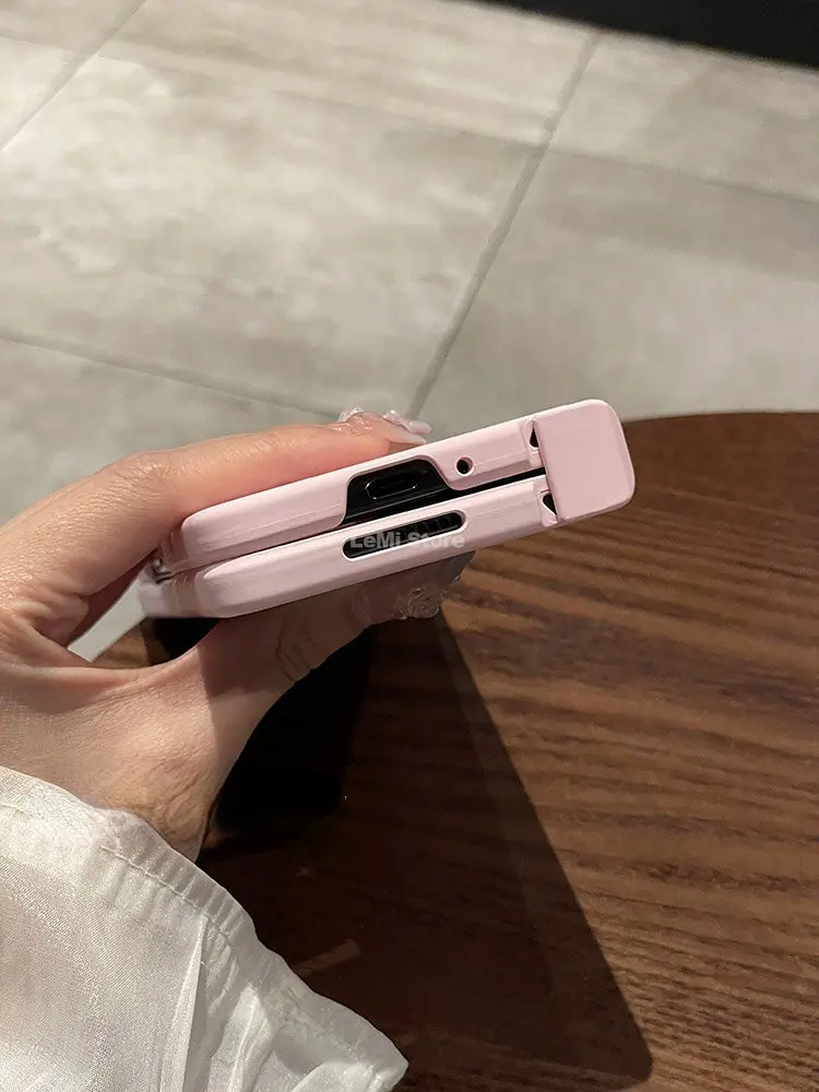 For Samsung Galaxy Z Fold 4 5 Case Skin sensation Phone Case for Z Fold 3 Hinge Protective Cover