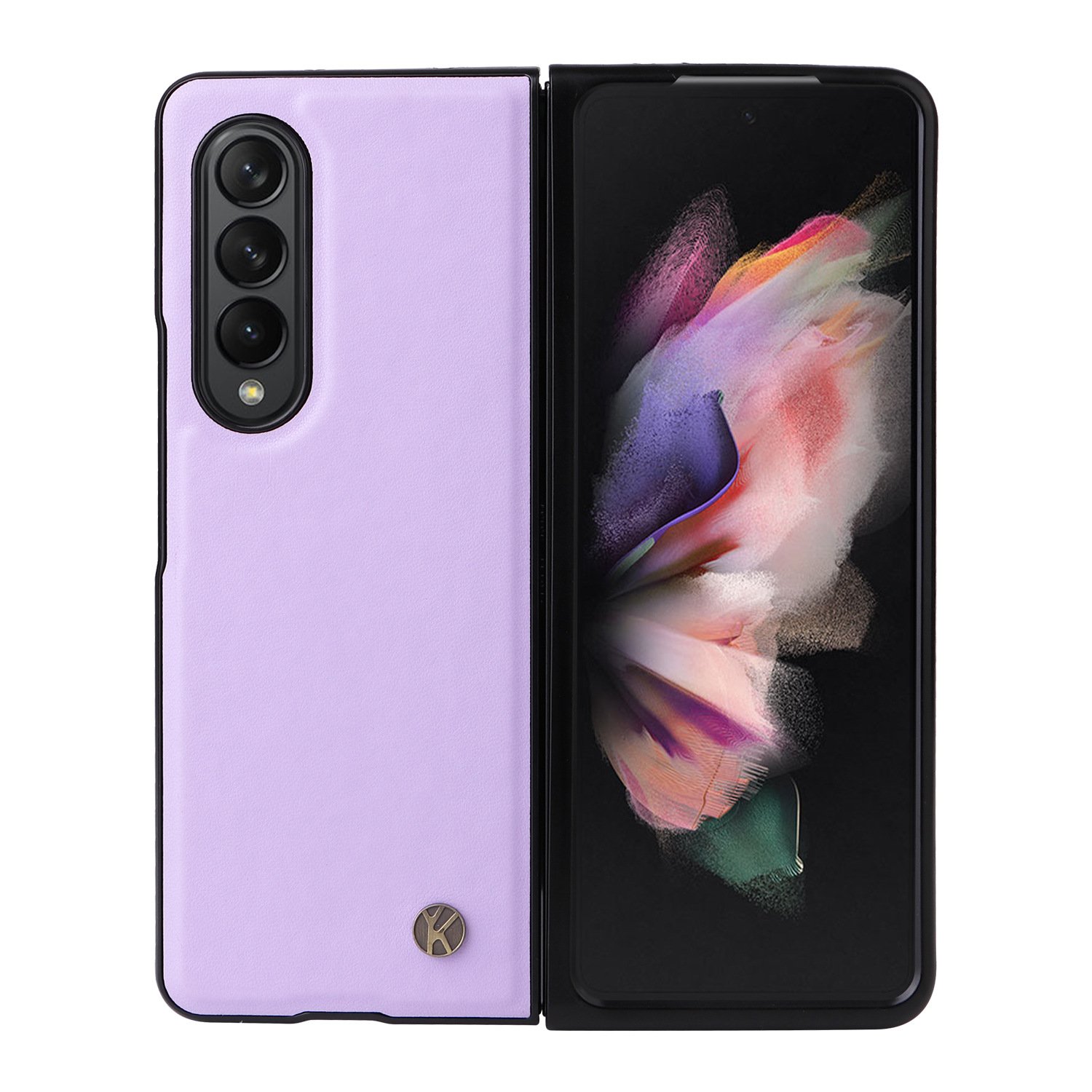For Samsung Galaxy Z Fold 4 3 Fold4 Fold3 5G PU Leather Cover Ultra Slim Hard PC Shockproof Business Style Phone Case