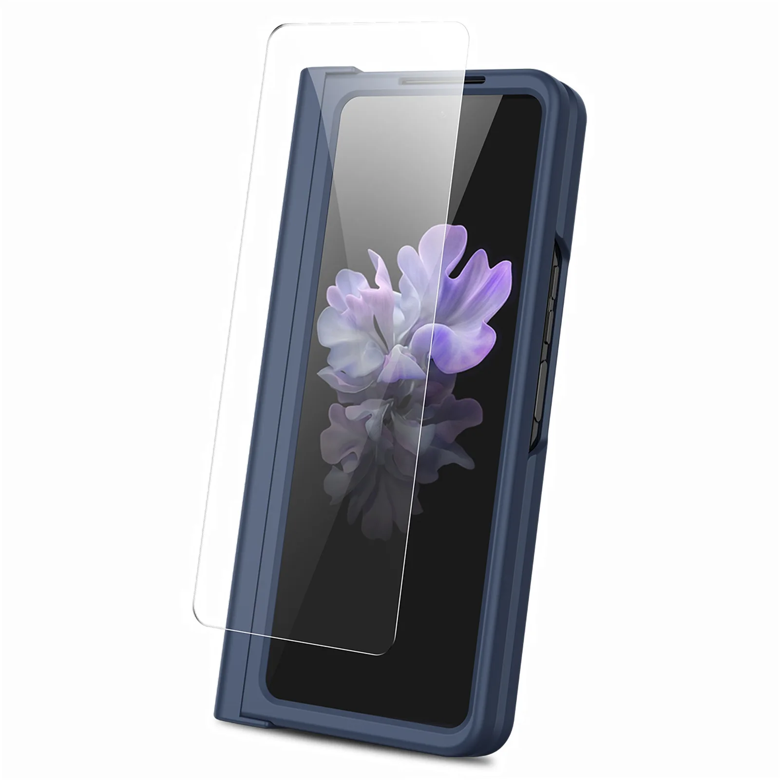 for Samsung Galaxy Z Fold 5 4 3 Phone Case 360° Liquid Matte Plain Color Pen Holder Cover Fine Hole Shell Antifall NonSlip Funda