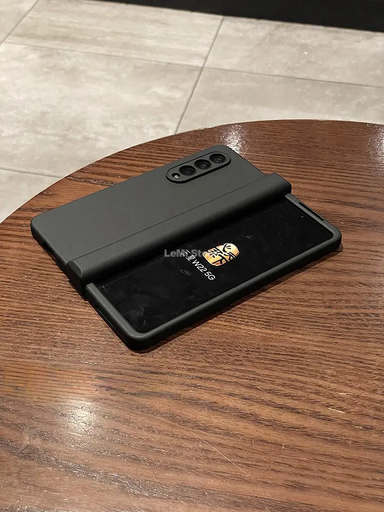 For Samsung Galaxy Z Fold 4 5 Case Skin sensation Phone Case for Z Fold 3 Hinge Protective Cover