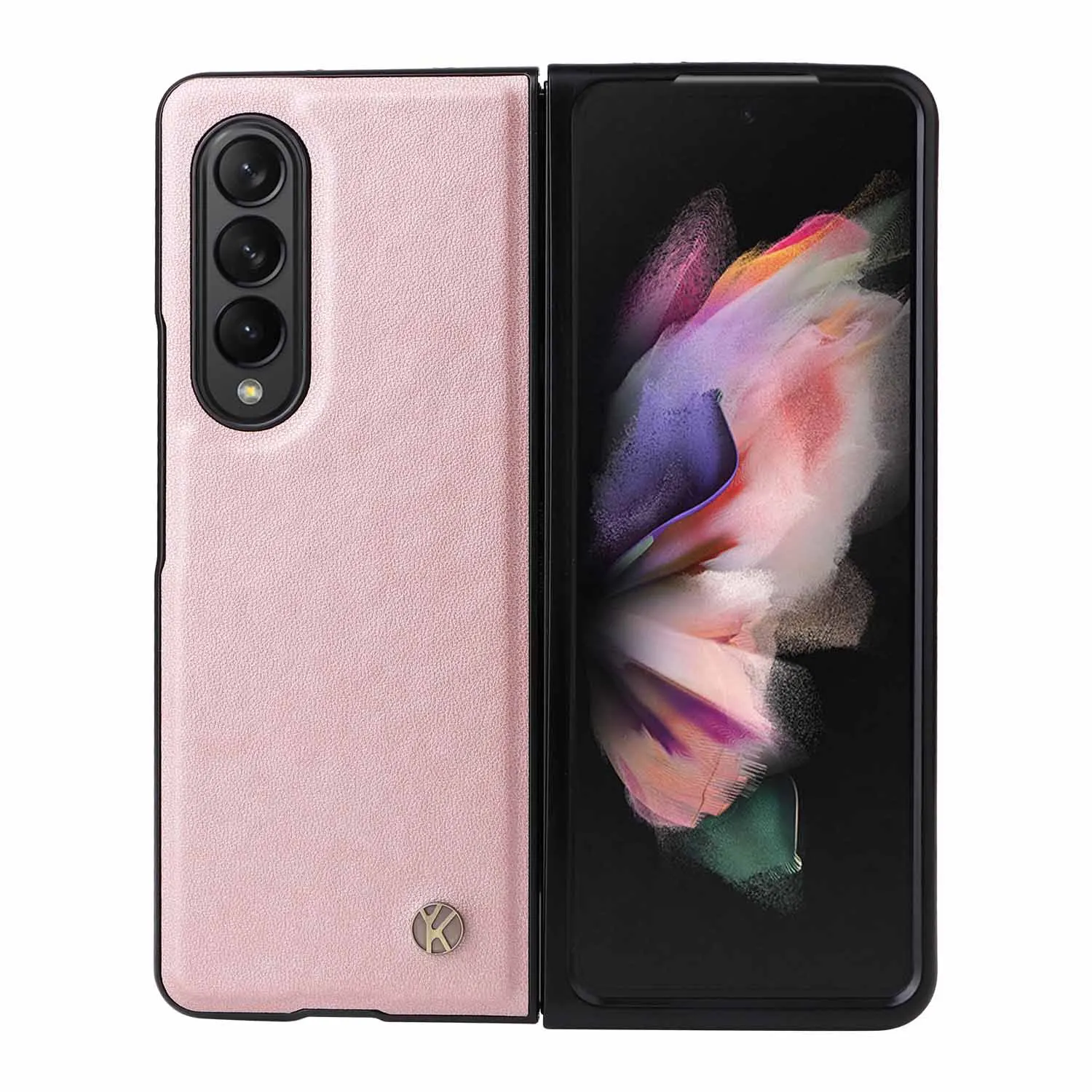 For Samsung Galaxy Z Fold 4 3 Fold4 Fold3 5G PU Leather Cover Ultra Slim Hard PC Shockproof Business Style Phone Case