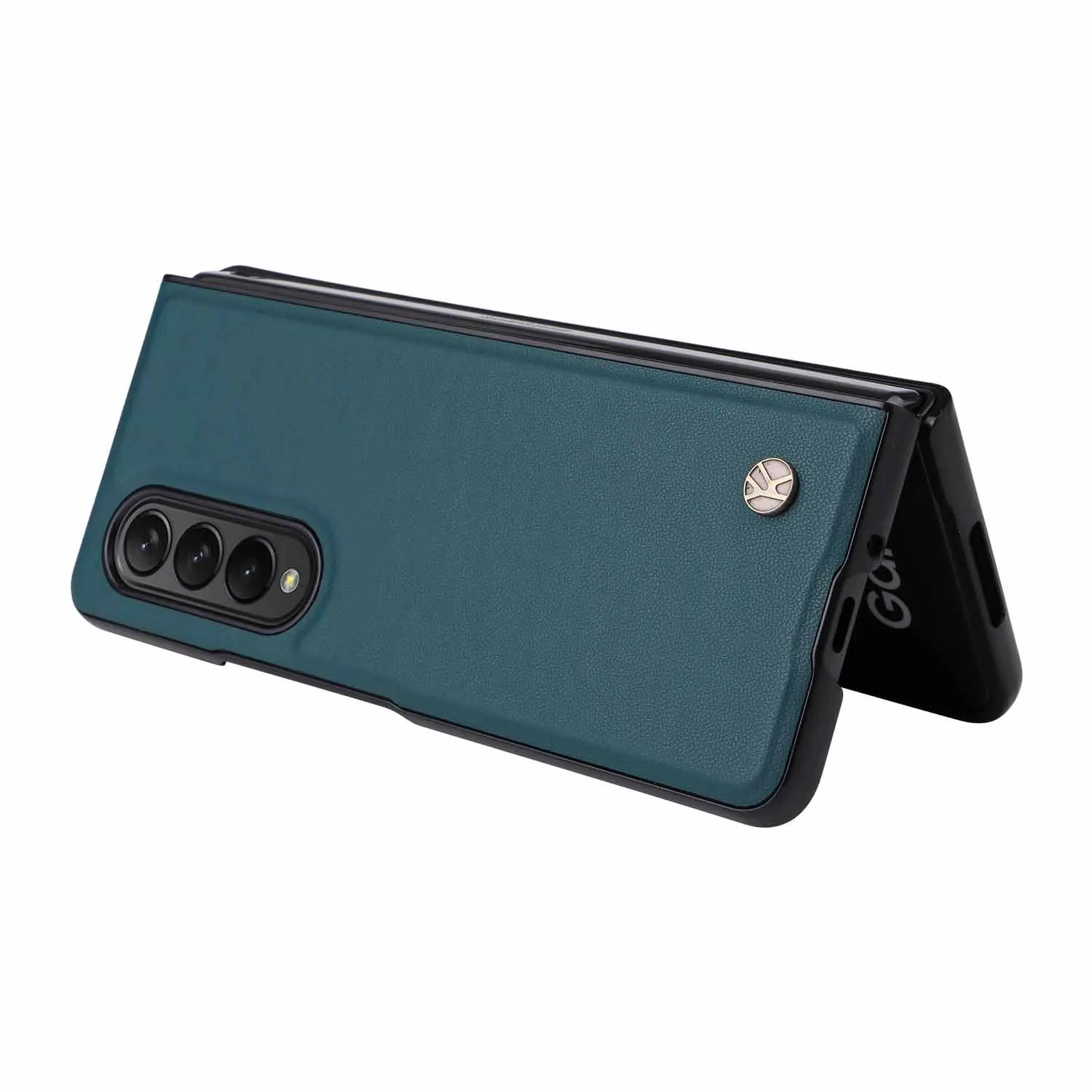 For Samsung Galaxy Z Fold 4 3 Fold4 Fold3 5G PU Leather Cover Ultra Slim Hard PC Shockproof Business Style Phone Case