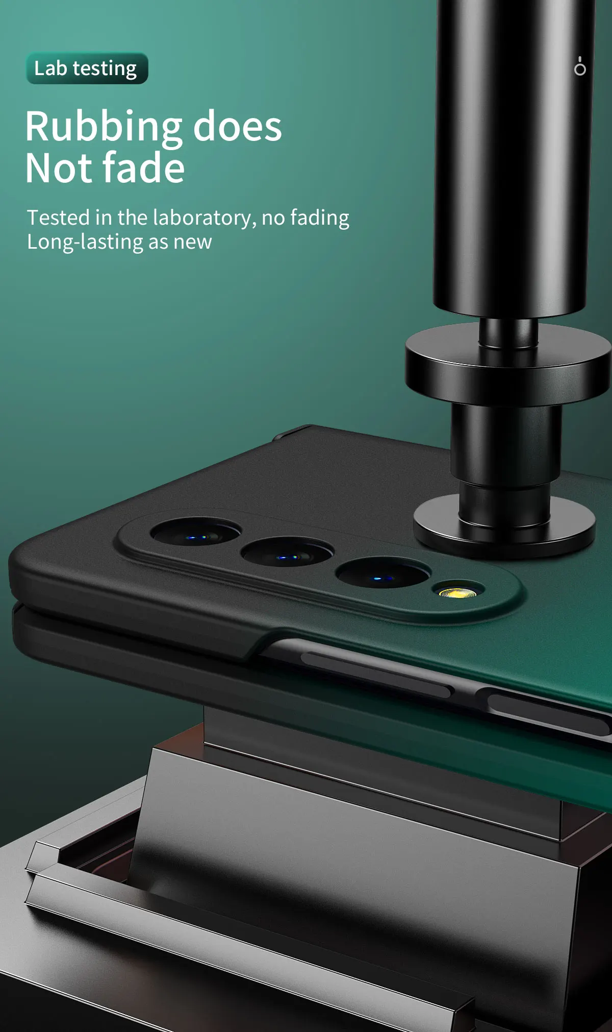 Hinge Gradient Case for Samsung Galaxy Z Fold 4 3 2 Cover with Front Glass Film Full Protective Camera Flip Antifinerprint Shell