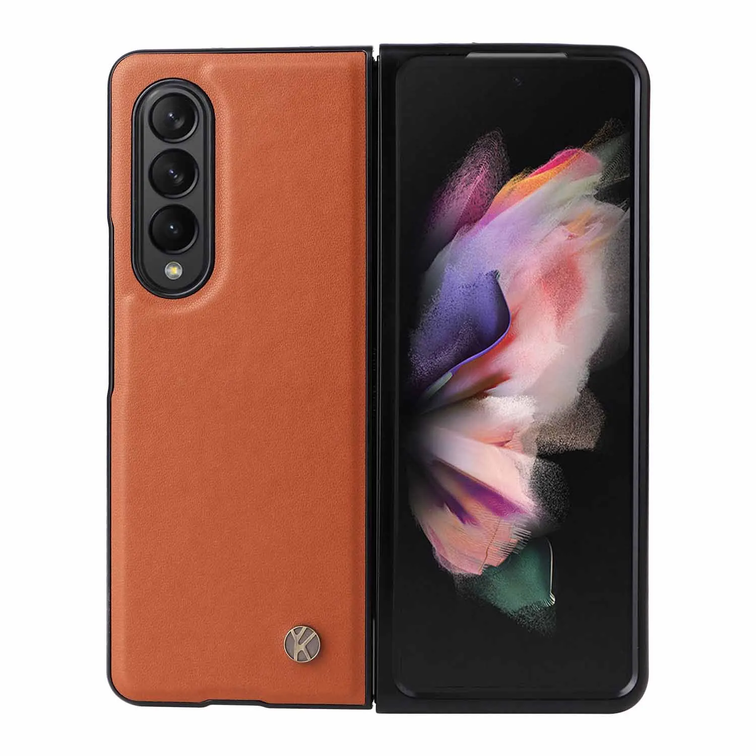 For Samsung Galaxy Z Fold 4 3 Fold4 Fold3 5G PU Leather Cover Ultra Slim Hard PC Shockproof Business Style Phone Case