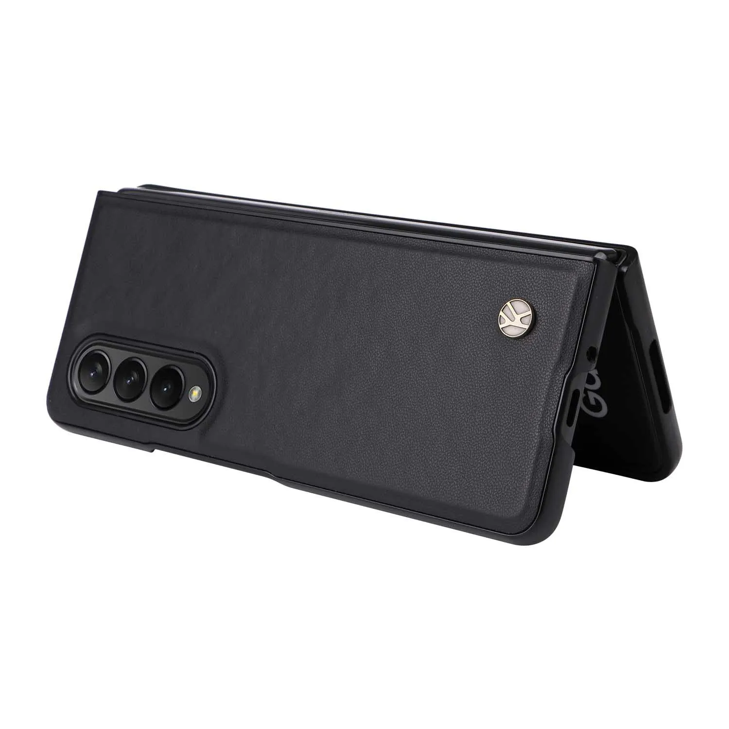 For Samsung Galaxy Z Fold 4 3 Fold4 Fold3 5G PU Leather Cover Ultra Slim Hard PC Shockproof Business Style Phone Case