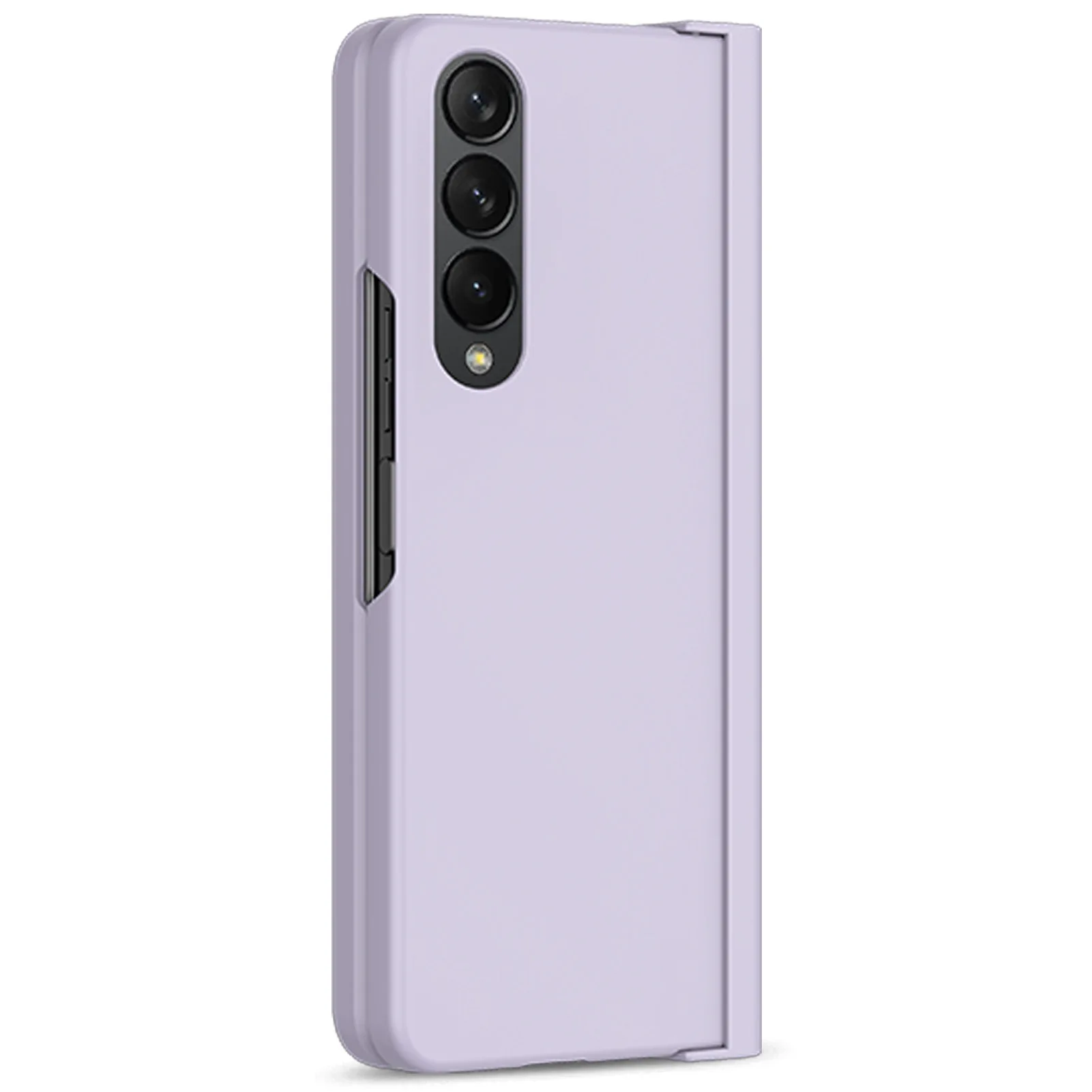 for Samsung Galaxy Z Fold 5 4 3 Phone Case 360° Liquid Matte Plain Color Pen Holder Cover Fine Hole Shell Antifall NonSlip Funda
