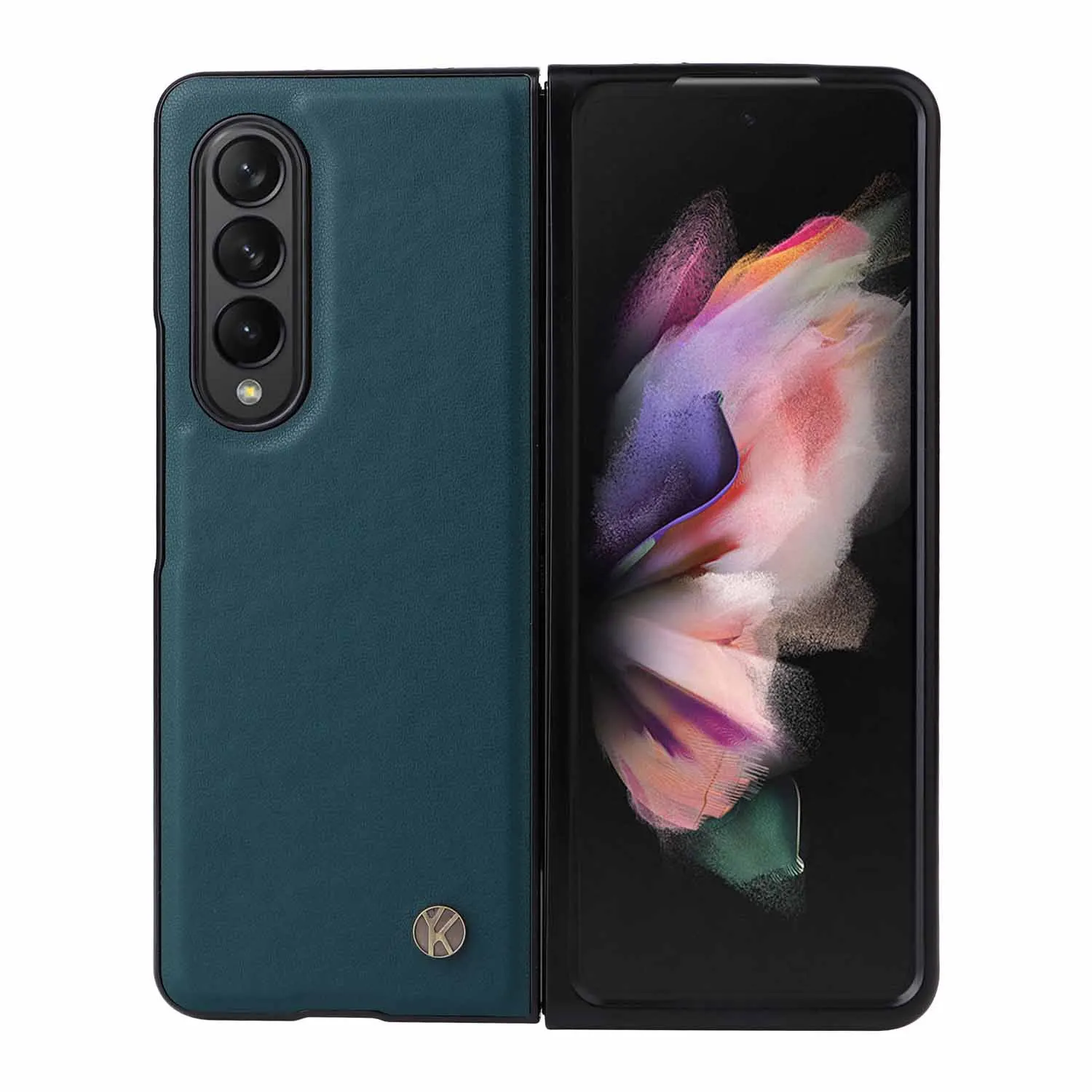 For Samsung Galaxy Z Fold 4 3 Fold4 Fold3 5G PU Leather Cover Ultra Slim Hard PC Shockproof Business Style Phone Case