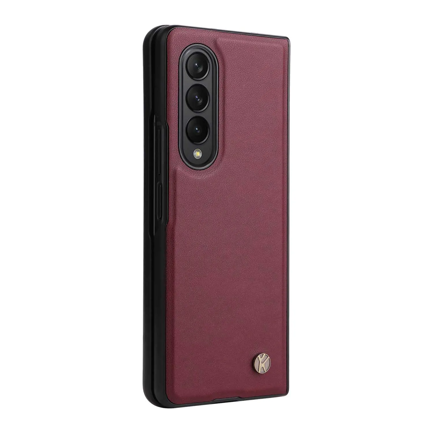 For Samsung Galaxy Z Fold 4 3 Fold4 Fold3 5G PU Leather Cover Ultra Slim Hard PC Shockproof Business Style Phone Case