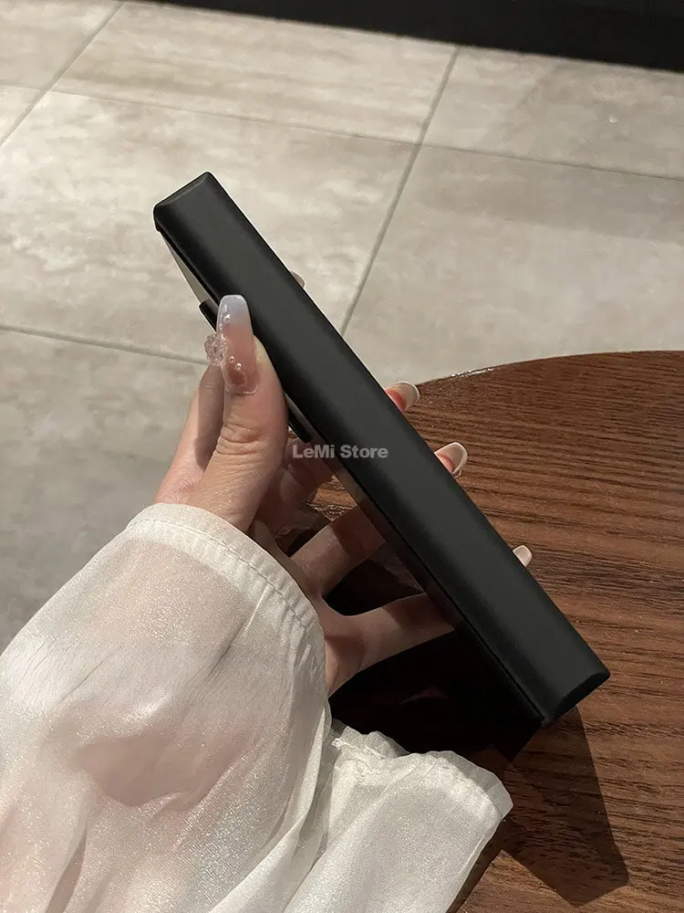 For Samsung Galaxy Z Fold 4 5 Case Skin sensation Phone Case for Z Fold 3 Hinge Protective Cover