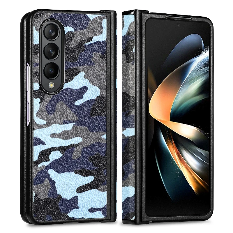 Printing camouflage Phone Case For Samsung Galaxy Z Fold 4 3 360° Full Protection Shockproof Holder Flip Fold Back Cover 10